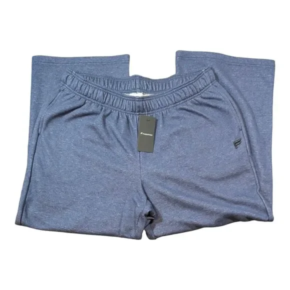 Fabletics Sweatpants Mens 2XL Wide Leg Baggy Fleece Work Out Blue